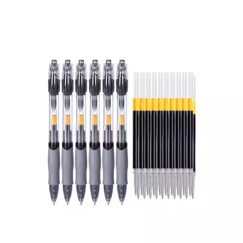 1008 Black, Red & Blue Click Pen Refills - Student Signature Carbon Black Pens