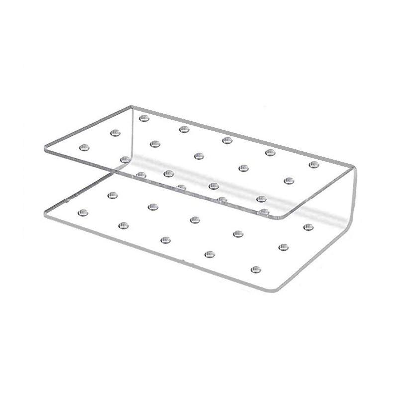 Transparent Acrylic 15-Hole Lollipop Display Stand for Weddings and Parties