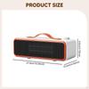 Desktop Electric Space Heater Fast Heating Adjustable Mute Portable for Indoor Use