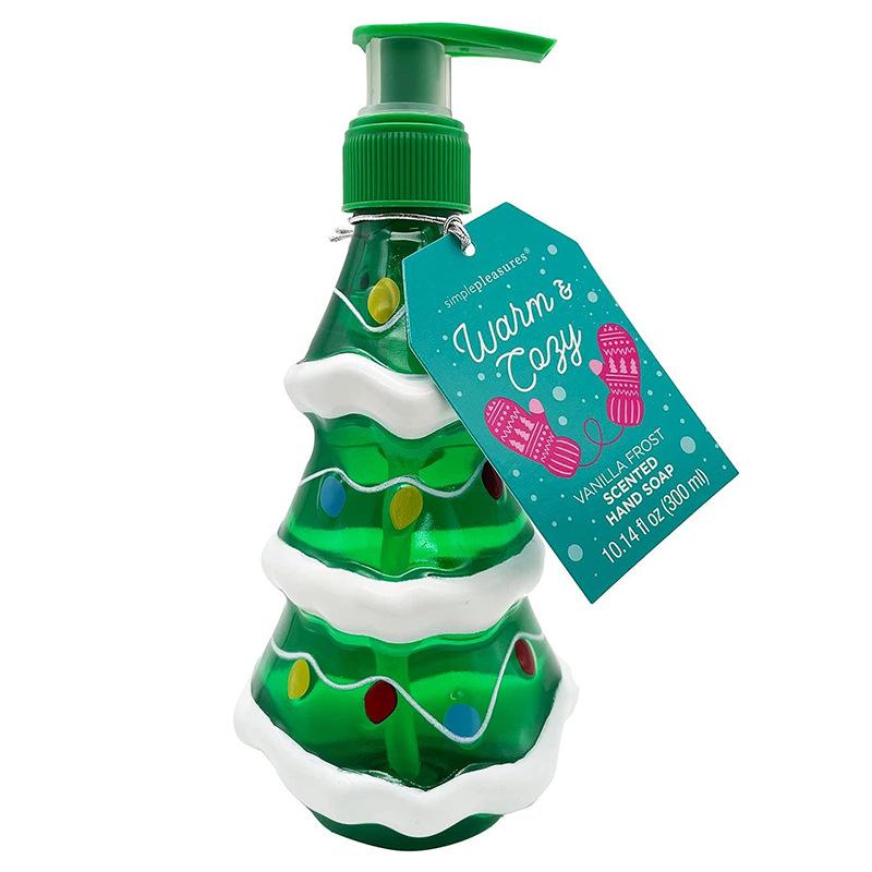 

Подарункова серія - Побутова пляшка з ручним дозатором 350 мл - Серія Різдвяний сніговик Пляшка-дозатор Різдвяні подарунки A3