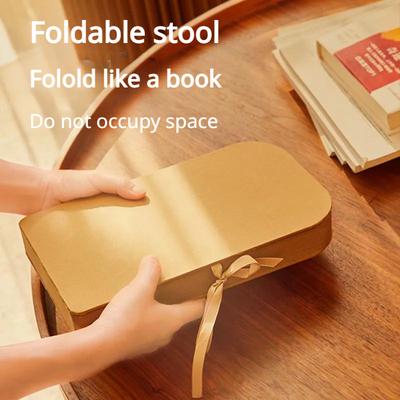 Outdoor In Portable Folding Stool Home Stool Bedroom Dorm Subway Portable Organ Paper Stool