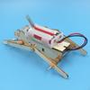 DIY Wooden Model Science Kits Mechanical Dog Kit Educational Toy Physics Experiment 3D Wood