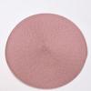Ningxin PP Round Hand-woven Placemat Thermal Insulation Mat Table Mat Hotel Western Food Mat Non-slip Mat Home Decoration