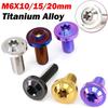 M6x15 Titanium Bolts M6x10 T30 Torx Bolts High Quality Titanium Screws