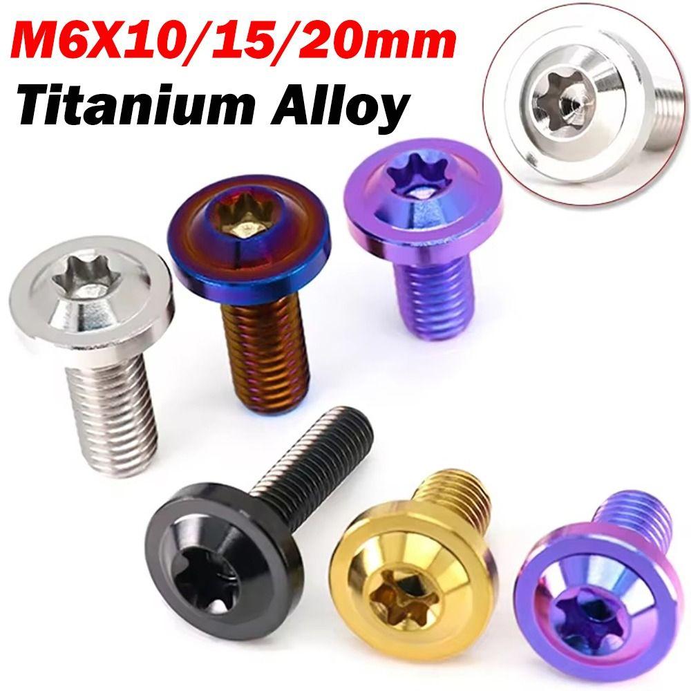 M6x15 Titanium Bolts M6x10 T30 Torx Bolts High Quality Titanium Screws