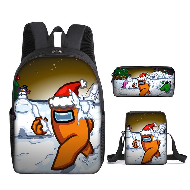 Batoh s hledím Among Us Dětský batoh Spoluhráč Zadní školní taška.