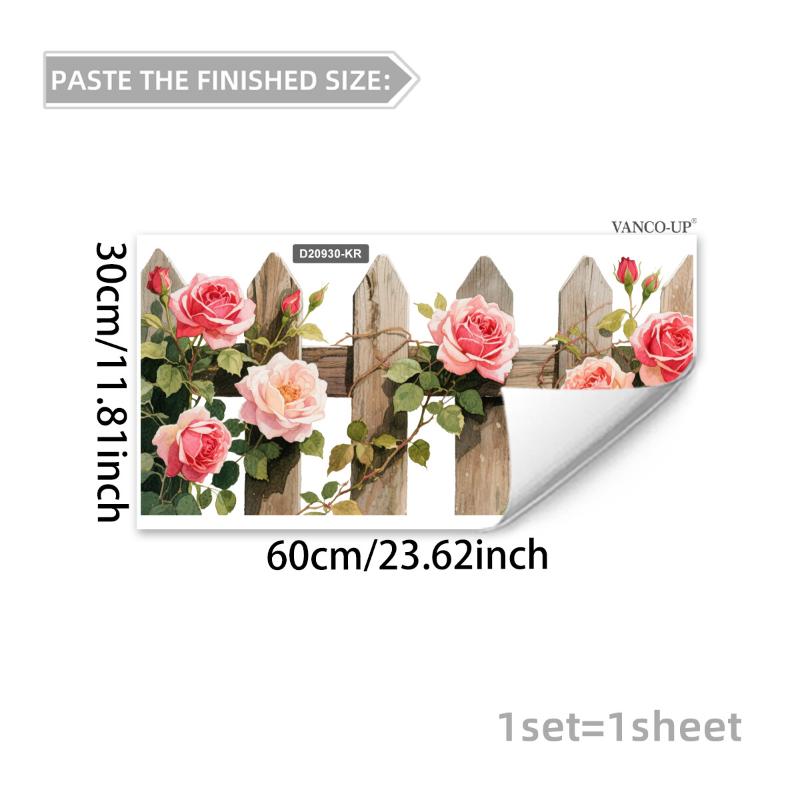 3D Tulip Flower Window Stickers Static Cling Waterproof Floral Decal Windows Decor For Home Bedroom Bathroom Glass Decoration