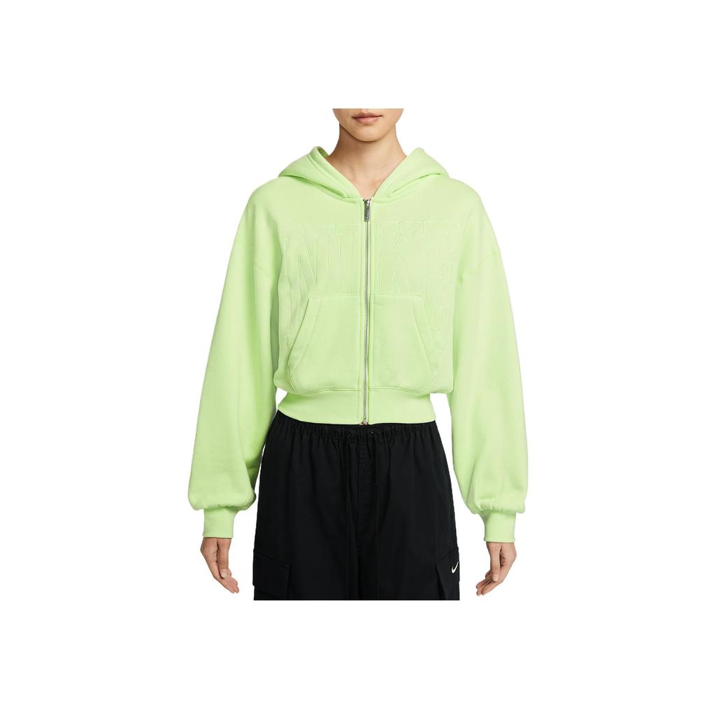 Nike Odzież sportowa Modna Wygodna Wszechstronna Kurtka z kapturem Kurtki damskie Jasno-cytrynowa HJ0276-360