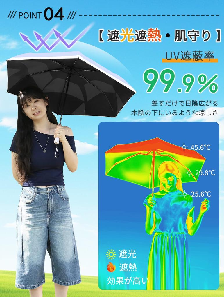 2025 Shape Memory Folding Umbrella with UV Light Heat Highly Automatic Foldable for All UV Perfect for Women and a Great Gift for Day Evolution