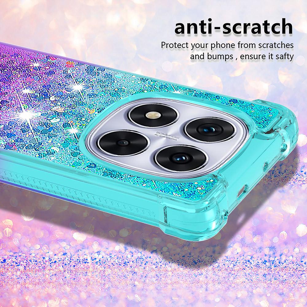 Bling Glitter Phone Case For Xiaomi 14T 13T 12T 12S Ultra Redmi Note 13 Pro Plus 12 Turbo Dynamic Quicksand Bumper Back Cover