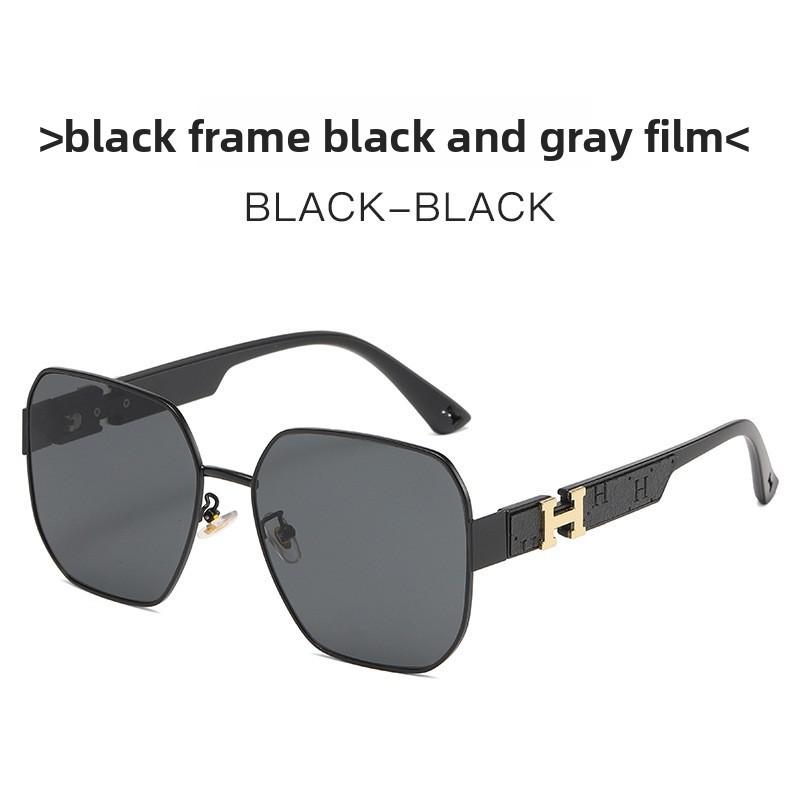 

H Brand Square Sunglasses With Gradient Lenses Uv400 For Fashion Streetwear Style1