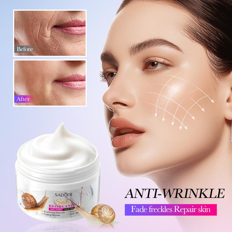 Snail Recombinant Collagen Cream SADOER Moisturizing Moisturizing Cream
