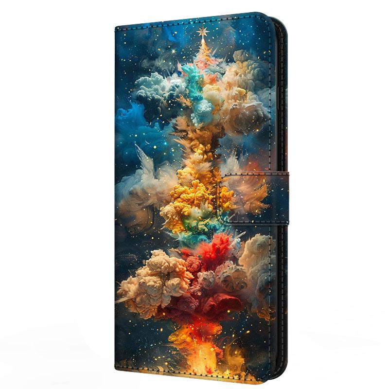 For Samsung A16 Magnetic Wallet Shell Relief Capa Leather Case Protector Book Flip Cover Galaxy A06 A56 A26 A36 A 16 06 56 36 26