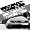 2Pcs Car Rearview Mirror Sticker Decal Waterproof Car Exterior Accessories For Jeep Wrangler Grand Cherokee Compass Renegade