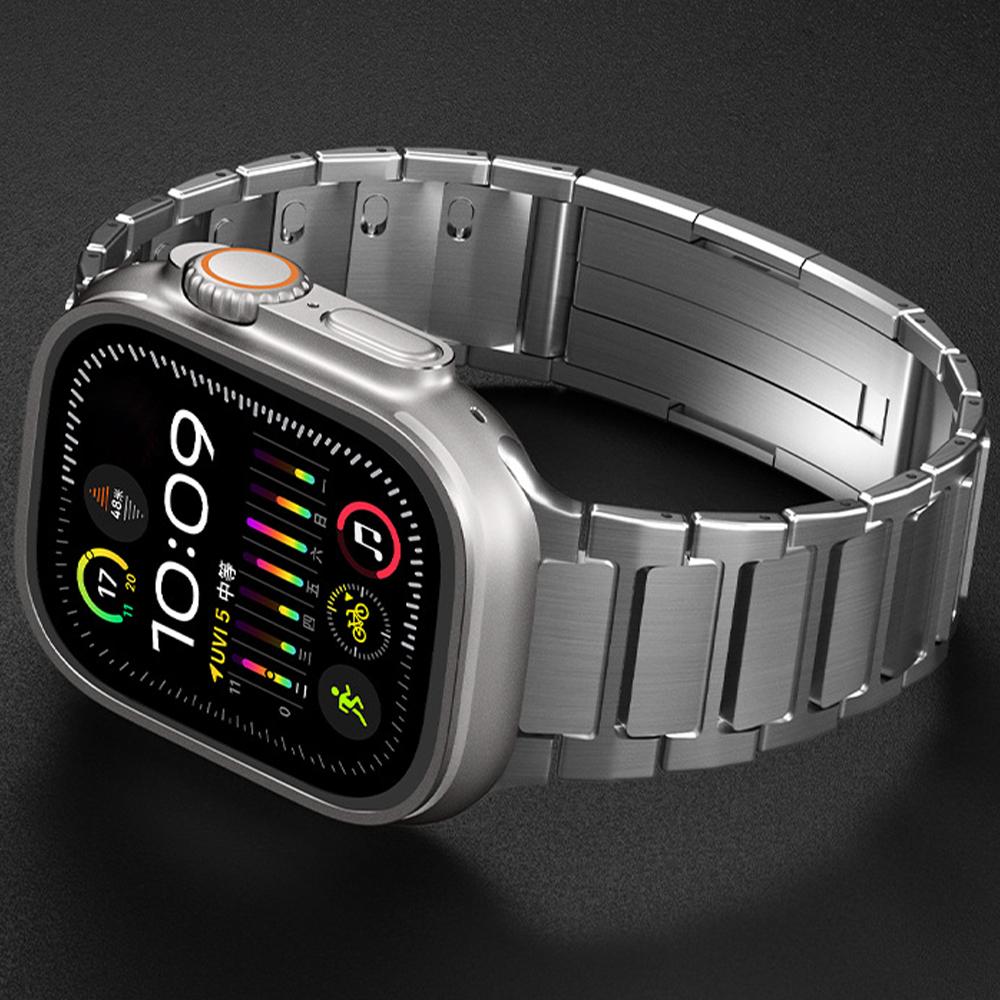 ULTRA 2/1 Stainless Steel Bracelet for Apple Watch Ultra 2 49mm Band Luxury Strap for IWatch 10 9 8 7 6 SE 5 4 45mm 46 44mm 41MM