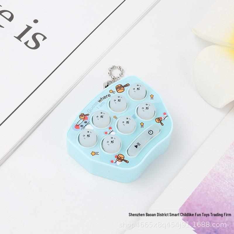 Children's Mini Whack-a-Mole Toy: Educational Handheld Game Keychain Pendant