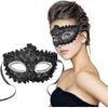 Maskenballmaske Venezianische Maske Gesichtsmaske Damen Maskenballmasken für Damen Halloween, Maskenball, Kostümparty Masken(1 Stück, Schwarz)