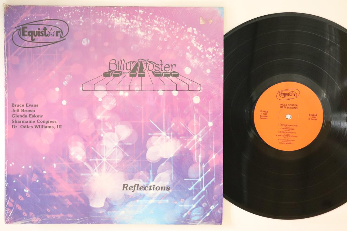 

LP Record BILLY FOSTER Reflections E102 EQUISTAR 1989 US Jazz Used