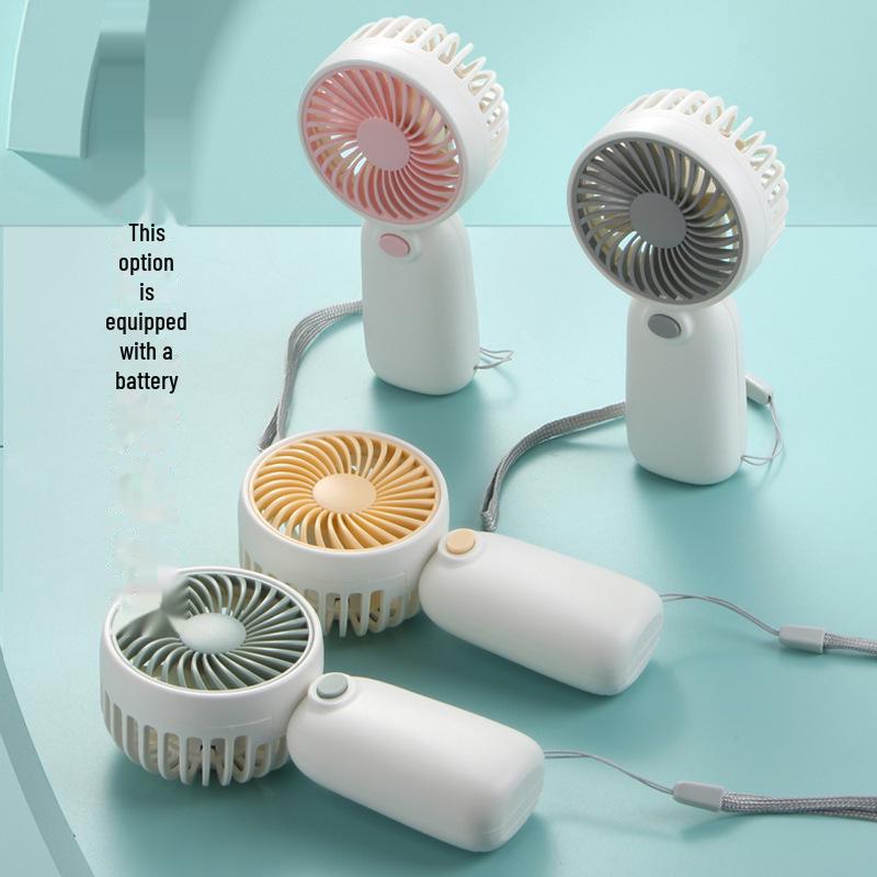 USB Rechargeable Cartoon Snail Handheld Fan: A Fun Summer Gift for Kids and Students