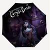 1pc Corpse Bride Automatic Open/Close Umbrella Compact Folding Umbrella with 8-Rib Shaft Lightweight Esign, for Women/Men1206A