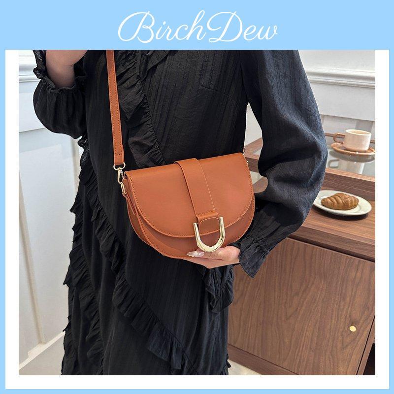Women Handbag Shoulder Crossbody Bag Pu Material Multicolour Strap Adjustable