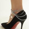 Fashion Multilayer Chain High Heel Shoe Simple Foot Ankle Beach Jewelry Foot Bracelet For Women Girl Anklet Gift