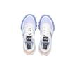FILA Gara Fabric Two-Layer Cowhide Comfortable Low-Top Casual Shoes Women sneaker White Purple F12W223105FSB