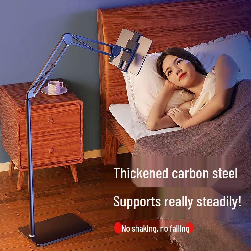 Adjustable Floor Stand for Tablets and Phones – Ideal for Streaming & Binge-Watching At Home or Dorm