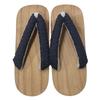 Kimono Cafe Geta Sandals for Ripple Comfortable To Walk Comfortable Women's Yukata, Heel, Linen, Black, Navy, Sage, Blue, Brown, Pink, Elegant, Adult,
