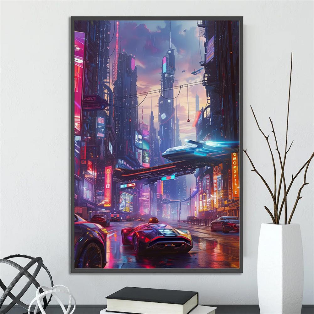 City Diamond Painting Mosaic Embroidery Cross Stitch Kit Home Decor 5D DIY Art Collection Craft Room Gift