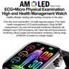 2025 New High-end Laser Detection Health HD Smart Watch Men ECG+PPG Precise BP Fat Uric Acid Call Sports Pulse Tracking Watche