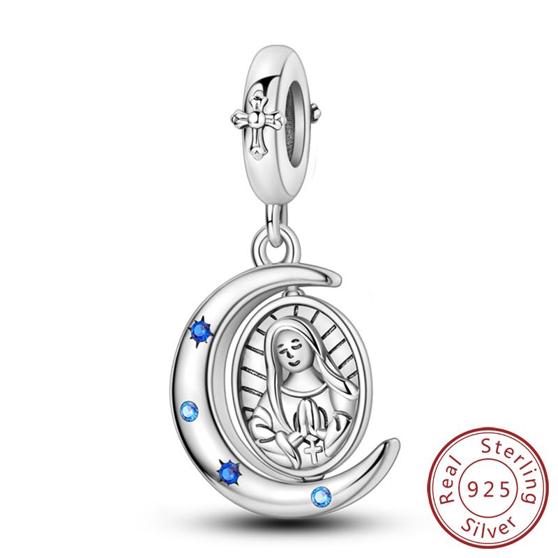 Copper Charms Beads Devil'S Eye Cross Angel Charms Fit Original Charms Bracelets Pendants Fine Diy Jewelry Making For Women