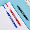 Qixin MK804 Double-Ended Oil-Based Marker: Thick & Thin, Ideal for CDs and Notes