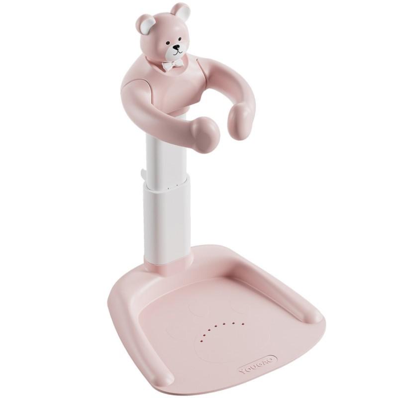 Baby Standing Shower Stand With Double Brackets Free Installation Adjustable Children's Shower God Household Anti Slip Bracket