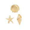 ins wind alloy hairpin, European and American ocean duck bill clip starfish niche high-end conch hair accessories
