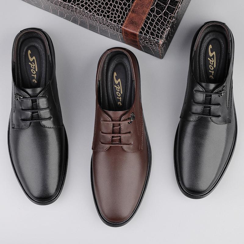 Unisex Thick Sole Dress Shoes Smart Casual Shoes Smart Casual Walking Office Commuting and Travel Everyday Formal Style Sizes 37-45