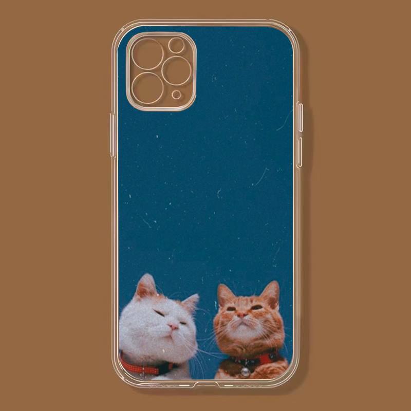 

Чехол для телефона «Друзья животных» для Iphone 11 12 13 14 Pro Max 7 8 Plus X Xr Xs Max Se 2020, мини-прозрачный чехол iphone 13 promax