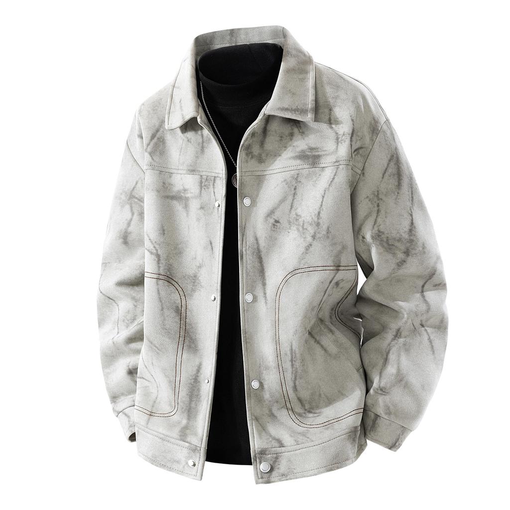 Men's Business Jacket, Casual Versatile Stand Up Collar Jacket, Executive Jacket