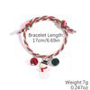 European and American Snowflake Crystal Beaded Christmas Bracelet Set for Women