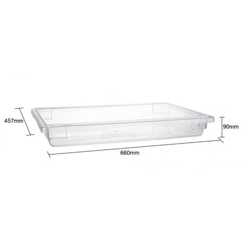 

Ruhan 19L Transparent Plastic Food Storage and Delivery Box