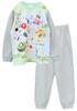 Kaitak Family Pikmin Kids' Light-Up Pajamas, Long Sleeves, Spring/Autumn, Sizes 120cm, 130cm, and 140cm (130cm, Gray)