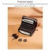 Female Fashion Wallet Multi-slots Large Capacity Wallets Portable Leather Change Money Purse Anti-lost Bus Card Holder