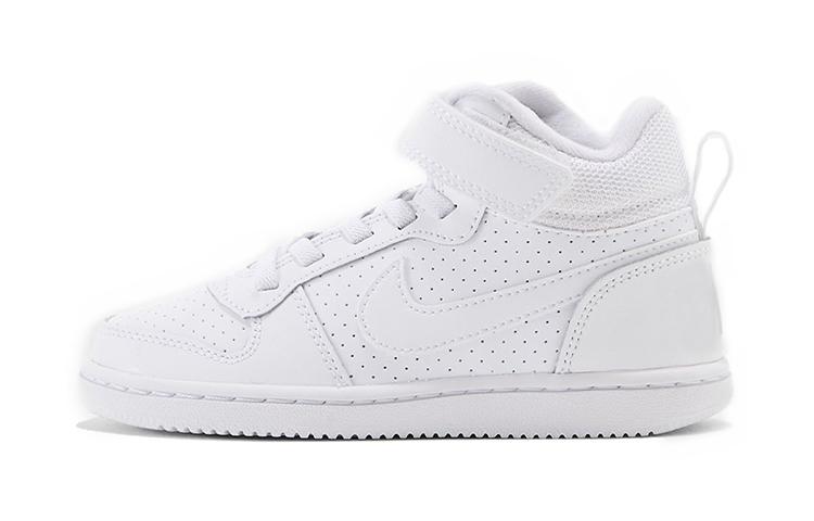 

Nike Court Borough Casual Slip Resistant Abrasion Resistant Support Mid top Skateboard Shoes White 870026-100 28