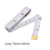 Soft Measuring Tape 150cm/60" Dual Sided Measurement Body Sewing Tailor Ruler for Weight Loss Clothing Craft - 1/3/8Pcs Set
