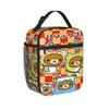 Rilakkuma Relax Bear Lunch Bag Travel Lunch Box For Child Graphic Design Thermal Lunch Bags Oxford Portable Zipper Cooler Bag