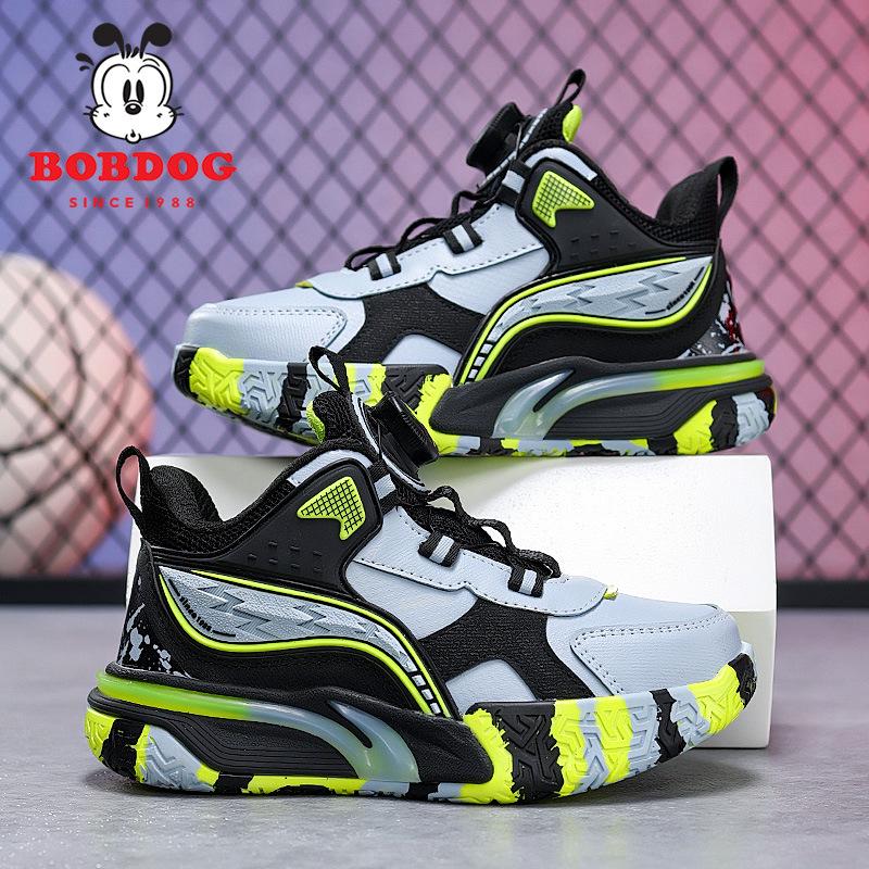 Bobodou Kids' 2025 Autumn/Winter Waterproof Leather Sports Shoes - Non-slip, Soft Sole, Boys' Running Sneakers
