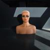 Mannequin Head with Shoulders Skin Tone Female Bust Lightweight