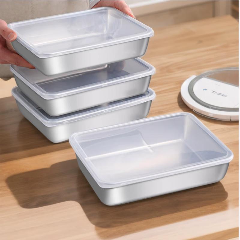 Kemeirute 316 Stainless Steel Food Prep & Storage Trays