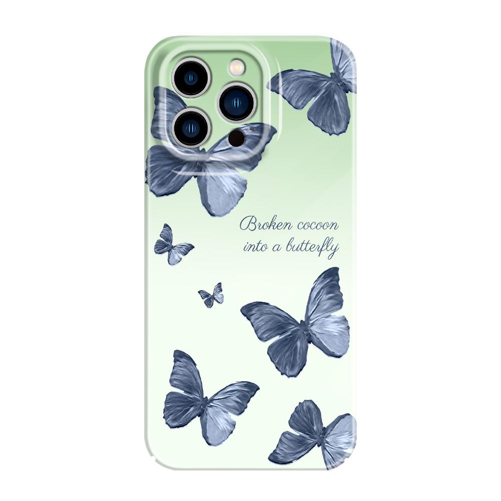 Verleidelijk Vlinder Telefoonhoesje Voor iPhone 13 12 11 7 8 6 6S Plus Pro Max Mini X XS XR SE 2020 2022 Film Harde Cover