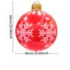 26 Inch Light Up PVC Inflatable Christmas Ball with Light Remote PVC Giant Inflatable Christmas Balls Christmas Decorations Ball